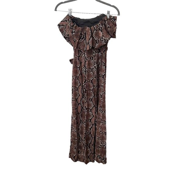ARITZIA Babaton Snake Print Sleeveless Jumpsuit Sz 2 - Picture 2 of 6